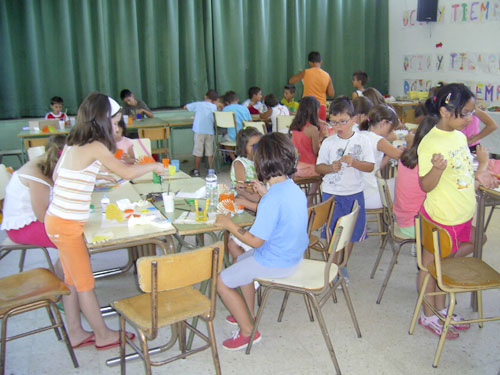 Foto de los talleres realizados en Puebla de Alcocer, haga clic en la imagen para ampliar