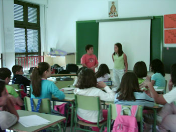 Charlas impartidas a los alumnos de los centros de enseanza de Siruela y de Esparragosa de Lares